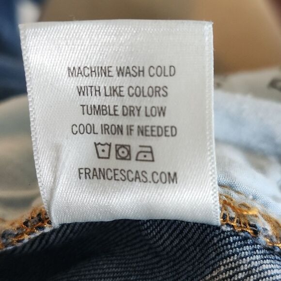 Harper Heritage Mid Rise Distressed Girlfriend Jeans, 76% Cotton, 28 - Picture 8 of 8